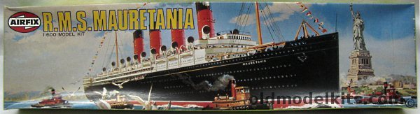 Airfix 1/600 RMS Mauretania Ocean Liner, X481-800 plastic model kit